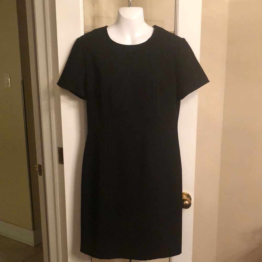 Vintage Talbots Black Short Sleeve Dress